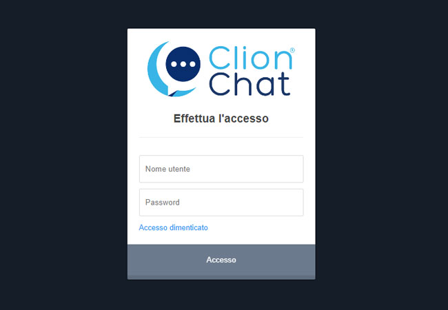 Clion Chat per siti