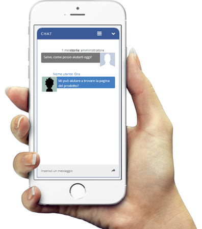 Chat per siti mobile